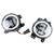 2Pcs Bumper Fog Lights Waterproof 4Inch LED High Brightness Fog Driving Lights Replacement for Jeep Wrangler