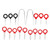 17pcs Radio Release Keys Kit Professional Removal Disassembly Tools for Car Stereo Audio