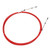 17FT Boat Throttle Cable Flexible Rust Proof Red Protective Cover Replacement for Force Marine Control Cable