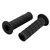 2Pcs 22mm Universal Vintage Motorcycle Handlebar Grips Diagonal Handle Bar Ends (Black)