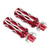 CNC Motorcycle Rear Foot Pegs Pedal Aluminum Alloy Rearset Footrests for MotorcycleRed