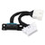 16 Pin Splitter OBD2 Male to Female Extension Cable OBD Adapter 0.5m/1.64ft ABS 12‑24V
