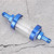 Universal 8mm Aluminum Alloy Gasoline Oil Filter Filtration Cleaner for Motorcycle Car Blue