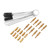 32pcs Carburetor Main Slow Pilot Jets Kit with Carb Cleaner Brush Replacement for KAWASAKI ATV Dirt Bike