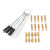 32pcs Carburetor Main Slow Pilot Jets Kit with Carb Cleaner Brush Replacement for KAWASAKI ATV Dirt Bike