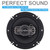 One Pair 6 Inch Car Stereo Door Speakers 600 Watts Max, 4 Way, Full Range Audio, Tweeters, Coaxial Speakers