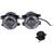4in 30W Fog Light LED White Halo DRL 12‑24V Waterproof Fit for Jeep Wrangler 2007‑2018