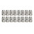 16pcs Golf Cart Wheel Lug Nuts 14723 G1 1/2‑20 Size Metal Chrome Wheel Lug Nuts Kit Replacement for E‑Z‑GO