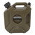 3L 0.75 Gallons Gas Can Fuel Oil Petrol Storage Cans Green Emergency Backup Tank for Most Car Motorcycle UTV ATV Off Road Vehicle Without Bracket