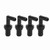 4PCS 90° PCV Valve Grommet Kit 17130PM6003 Black Replacement for Accord Acura CL Integra Legend MDX NSX RL SLX TL Vigor