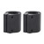 2pcs 1in High Temp Exhaust Clamp Aluminum Butt Joint Exhaust Band Clamp for Banshee 1987 to 2006 Black