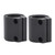 2pcs 1in High Temp Exhaust Clamp Aluminum Butt Joint Exhaust Band Clamp for Banshee 1987 to 2006 Black