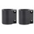 2pcs 1in High Temp Exhaust Clamp Aluminum Butt Joint Exhaust Band Clamp for Banshee 1987 to 2006 Black