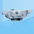 Car Air Vent Phone Holder Stable Support Anti Slip Rotatable Gravity Phone Mount for Vehicle White