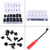 240 Pcs Car Push Pin Rivet Trim Clip Panel Body Interior Assortment with Remover Tool
