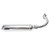 Exhaust Muffler Pipe Motorized Bicycle Engine Muffle Tailpipe Exhaust Pipe for 49‑80cc 2 Stroke Bike