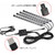 Car LED Light Strip, EECOO 4pcs Car Interior Light Music LED Lighting Kit Underdash Lights with