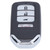 4 Buttons Remote Key Fob ACJ932HK1210A BuiltIn Chip Replacement for CRV CRZ HRV
