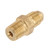 Straight Brass Fuel Line Hose Adapter -3 AN Male to 1/8in NPT Connector Car Accessory