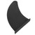 11in Surf SUP Fin PVC Fixed Socket Type Black Center Stabilizer Attachment Paddle for Longboard Surfboard