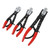 3Pcs Hose Clamp Line Pliers Set Adjustable Anti Slip Handle Hose Pinch Off Pliers For Automobile Hose Radiator Line Coolant Line