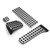 Accelerator Brake Foot Pedal Stainless Steel Fuel Gas Brake Pads Set Replacement for Mercedes‑Benz AMG C E S GLC GLK SLK CLS SL Class AT and Rest Pedal