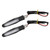 1 Pair 12LED Universal Motorcycle Flowing Water Turn Signal Light Indicator