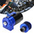 300ML Car Engine Catch Tank Reservoir Breather Can Air Oil Filter Universal Accessory(Black Blue )