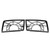 2pcs Front Light Guard Stainless Steel Headlight Protection Net Cover Replacement for Land Rover Defender 110 L663 2020-
