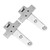 2pcs T shape Door Hinge 316 Stainless Steel Heavy Duty Universal Marine Boat Hardware 6x3in