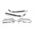4Pcs Righthand Drive Rearview Mirror Strip AntiCollision Decoration Trim for Harrier/Venza XU80 2020 2021