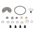 Turbo Repair Kit 17201 30070 Fast Heat Dissipation Replacement For Hiace 2.5 D4D 75Kw 102HP 2KD‑FTV 2KD