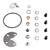 Turbo Repair Kit 17201 30070 Fast Heat Dissipation Replacement For Hiace 2.5 D4D 75Kw 102HP 2KD‑FTV 2KD