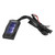 Mini Motorcycle 3-in-1 Thermometer Water Temp Digital Time Display Meter Voltage Gauge