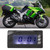 Mini Motorcycle 3-in-1 Thermometer Water Temp Digital Time Display Meter Voltage Gauge