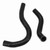 2 Pcs Radiator Coolant Hose Silicone Good Sealing Heat Resistant Coolant Hose Kit for Civic EP3 Si SiR Type R K20A3 2002 to 2005 Black