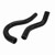 2 Pcs Radiator Coolant Hose Silicone Good Sealing Heat Resistant Coolant Hose Kit for Civic EP3 Si SiR Type R K20A3 2002 to 2005 Black