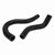 2 Pcs Radiator Coolant Hose Silicone Good Sealing Heat Resistant Coolant Hose Kit for Civic EP3 Si SiR Type R K20A3 2002 to 2005 Black