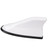 Piano Coating Car Roof Aerial Radio Signal Shark Fin Antenna Exterior Accessories for Auto White