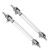 2Pcs 75mm Car Bumper Protector Lip Rod Splitter Strut Tie Bar Support Front Rear Universal