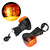 Motorcycle LED Turn Signal Indicator Lights Fit for KAWASAKI ZXR 250R/400R/750R(Black+Yellow)