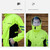 Cycle Raincoat and Pants Set for Women Men Waterproof Lightweight Reflective Motorcycle Windbreaker Jackets Pants with Mask Caps Pocket