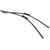 Pair Front Windscreen Wiper Blades 61610431438 24in 23in/61cm 58cm Replacement for 5 Series 525i N52 E60 20042007