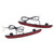 1 Pair Left Rright Rear Bumper Reflectors LED Tail Brake Lights Sequential Turn Signal Lamps Replacement for Civic 2022