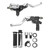 2Pcs Motorcycle Brake Lever 22mm Handle Bar Master Cylinder Lever For Scooter Sports Bike Street Bike ATV Silver