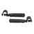 Pair of Motorcycle Foot Pegs Clamp Footrest Mount for 1in Engine Crash Bar Guard
