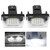 2pcs 18 LED Left&amp;Right Car License Plate Light Lamp for Citroen C3 2002‑2009
