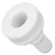 1in Thru Hull Fitting ABS Straight Impact Resistant Hose Connection Accessory for Boats MarinesWhite
