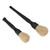 2PCS Car Detailing Brush Dirt Dust Cleaning Tool Black for Trucks Motorcycles Bicycles
