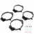 4PCS Car Speaker Adapter Rear/Front Door with Wire Harness Replacement for Buick Enclave 6.5in 2008‑2012